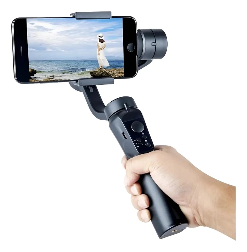 ESTABILIZADOR GIMBAL PARA TELE FONO CON SOPORTE SELFIE - 1