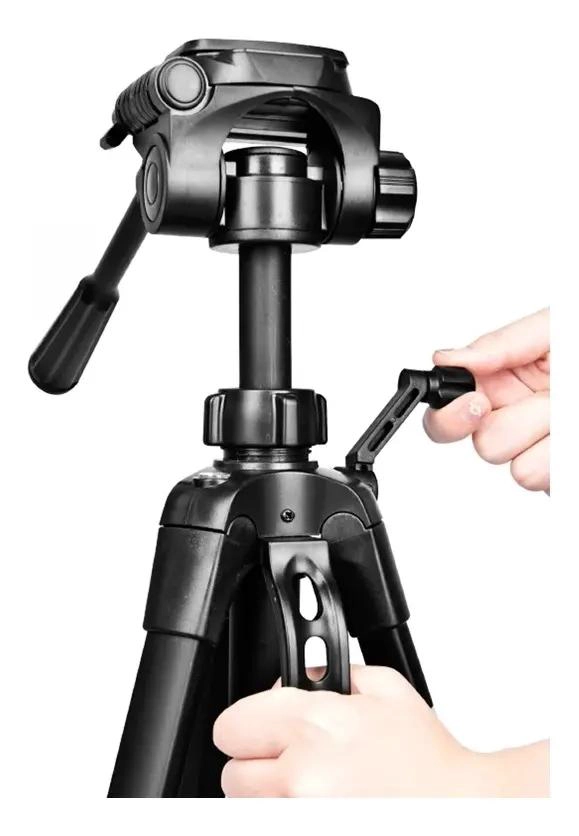 TRIPODE PROFESIONAL DE ALUMINIO PARA CAMARA 170 CM - 3