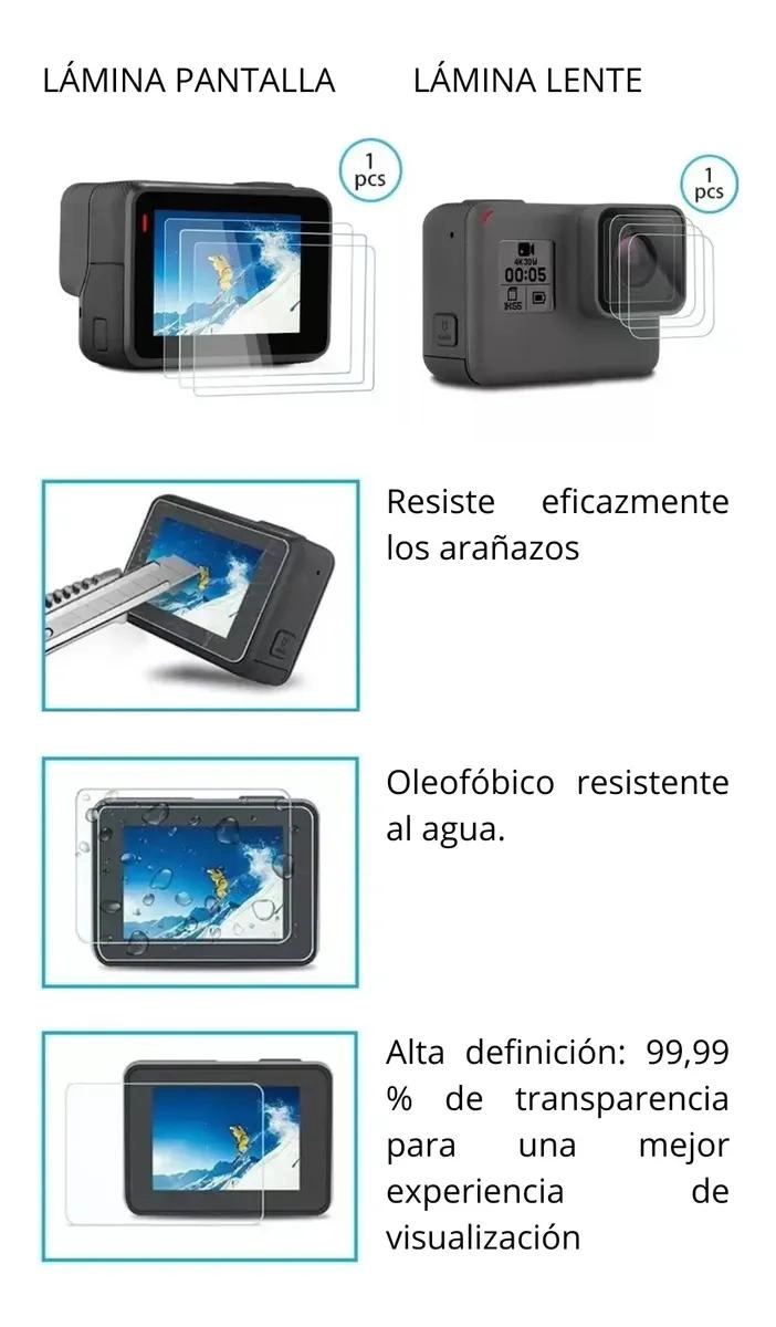 KIT DE 3 ACCESORIOS PARA CAMARAS DEPORTIVAS - 3