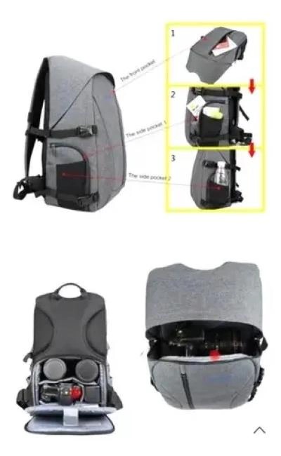 MOCHILA PARA FOTOGRAFIA CON COMPARTIMENTOS ESPECIALIZADOS - 5