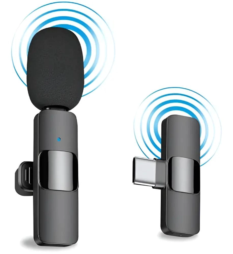 MICROFONO LAVALIER INALAMBRICO PROFESIONAL TIPO C - 1