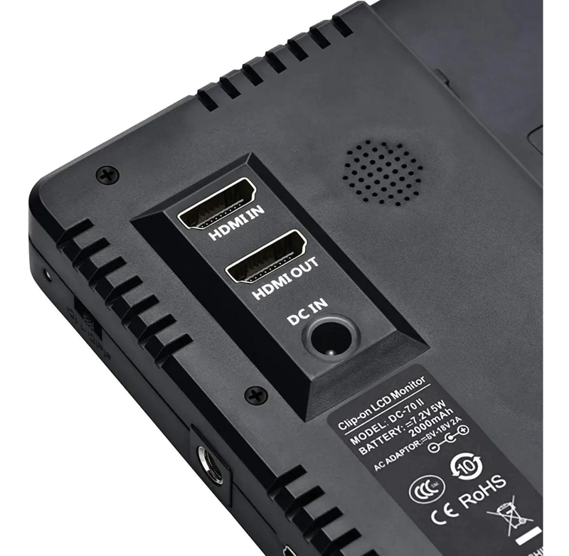 MONITOR DE CAMARA 7 PULGADAS 4K - 5