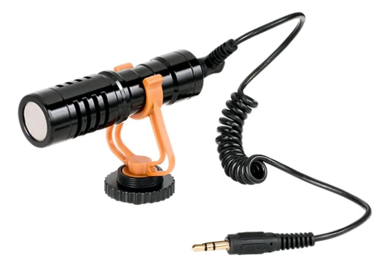 MICROFONO PARA CAMARA CON CONECTOR 3.5MM NEGRO - 2
