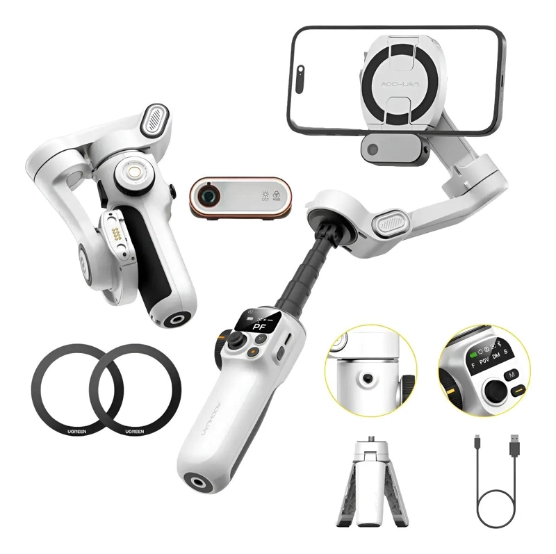 ESTABILIZADOR GIMBAL PROFESIONAL PARA TELE FONO CON MAGSAF - 2