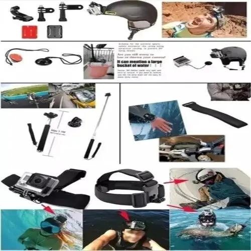 KIT DE 50 ACCESORIOS PARA CAMARA DE ACCION - 2
