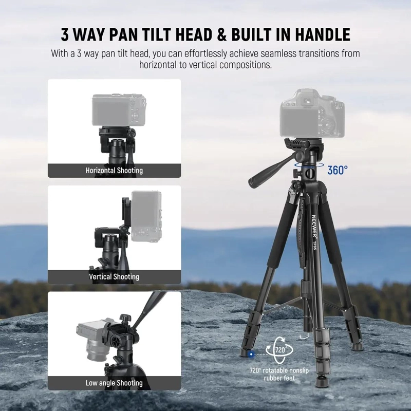 TRIPODE MONOPOD PRO CON CONTROL REMOTO PARA CAMARA Y CELU - 4