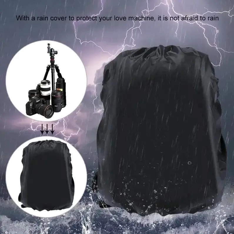 MOCHILA FOTOGRAFICA CON FUNDA LLUVIA Y COMPARTIMENTO PARA - 5