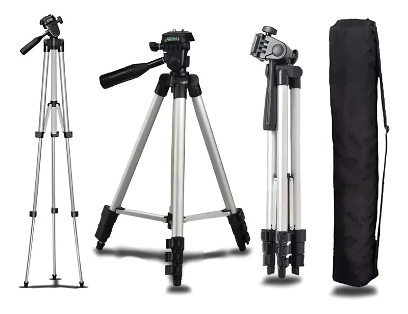TRIPODE TELESCOPICO DE ALUMINIO PARA CAMARAS Y CELULARES - 4