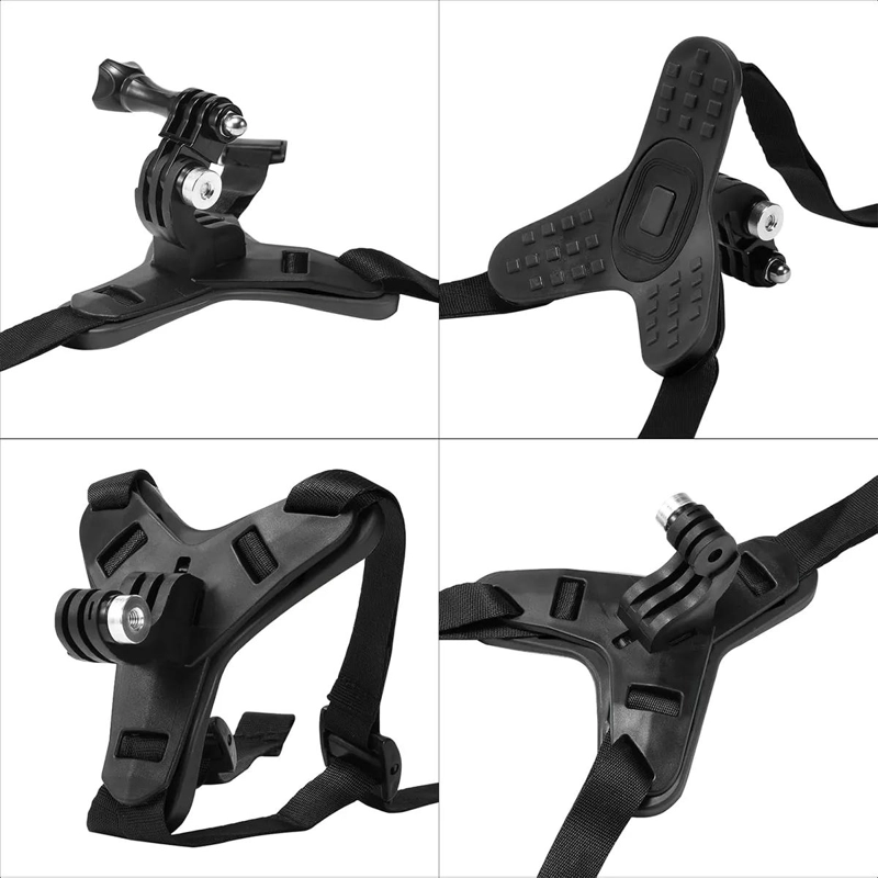 SOPORTE PARA CAMARA DE ACCION Y CELULAR EN CASCO DE MOTO - 3