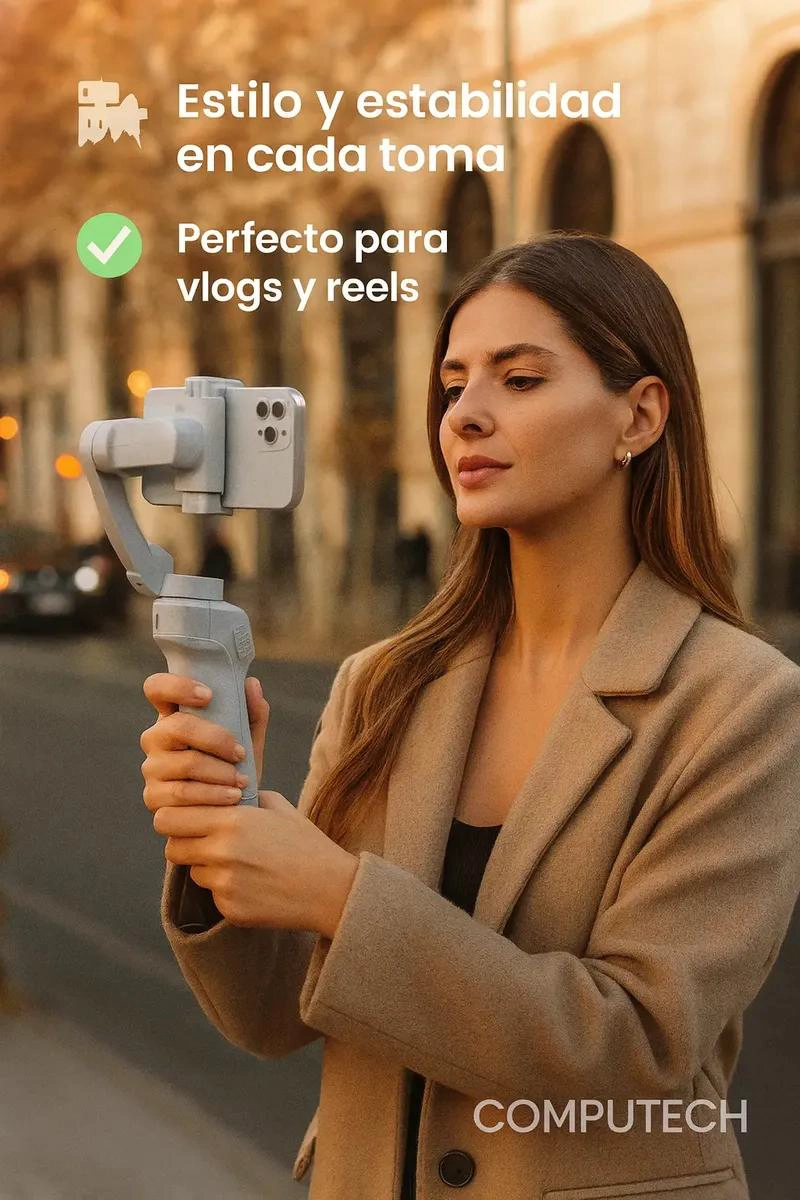 GIMBAL ESTABILIZADOR 3 EJES CON TRIPODE Y BLUETOOTH - 2