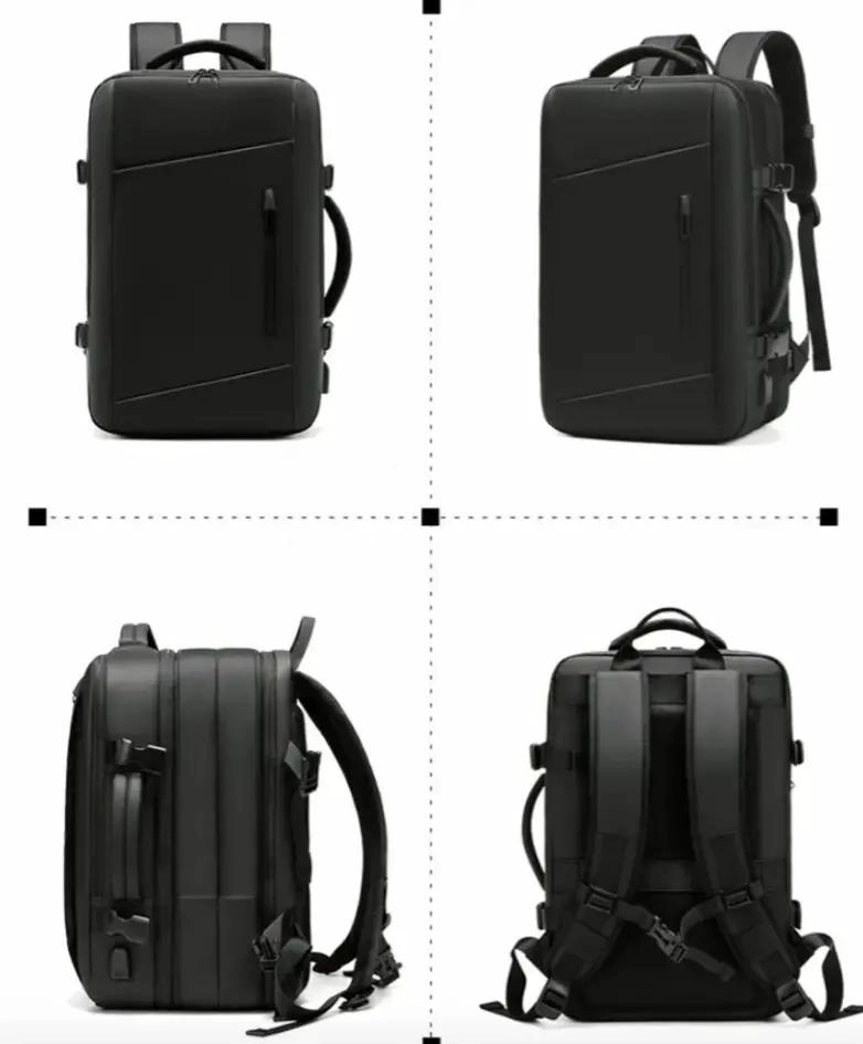MOCHILA MALETA IMPERMEABLE ANTIRROBO EXPANSIBLE 35L CON C - 4