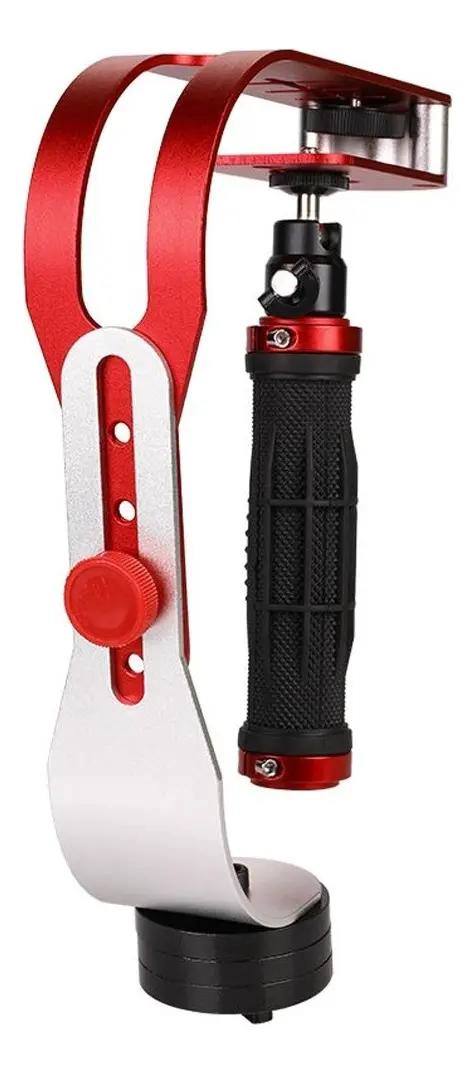 ESTABILIZADOR STEADYCAM PARA CAMARAS Y CELULARES ROJO - 3