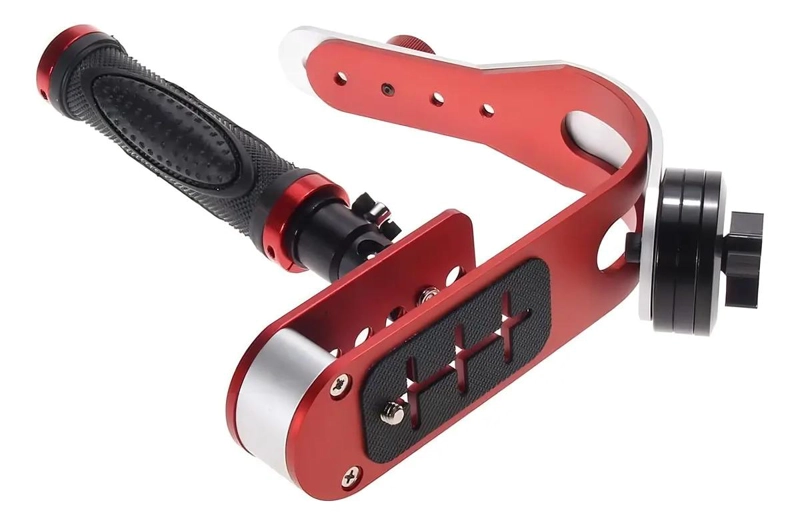 ESTABILIZADOR STEADYCAM PARA CAMARAS Y CELULARES ROJO - 4