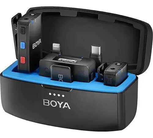 MICROFONO INALAMBRICO COMPATIBLE CON IPHONE Y CAMARAS - 1