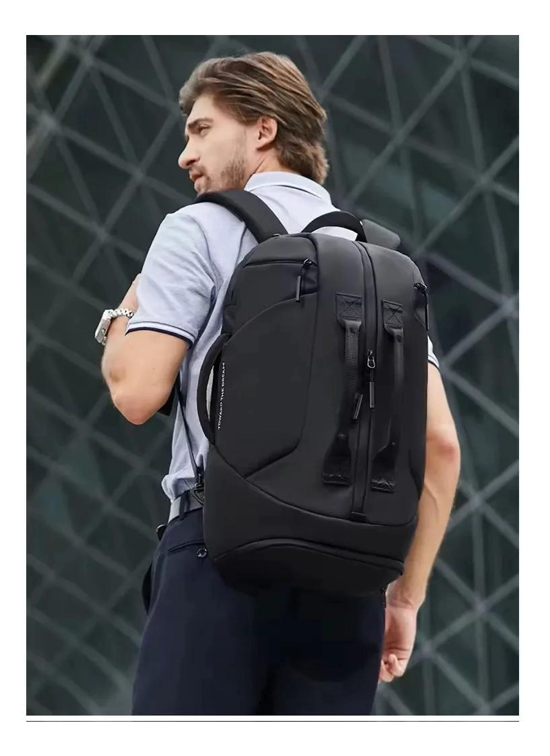 MOCHILA URBANA IMPERMEABLE 40L CON COMPARTIMENTO PARA LAP - 3