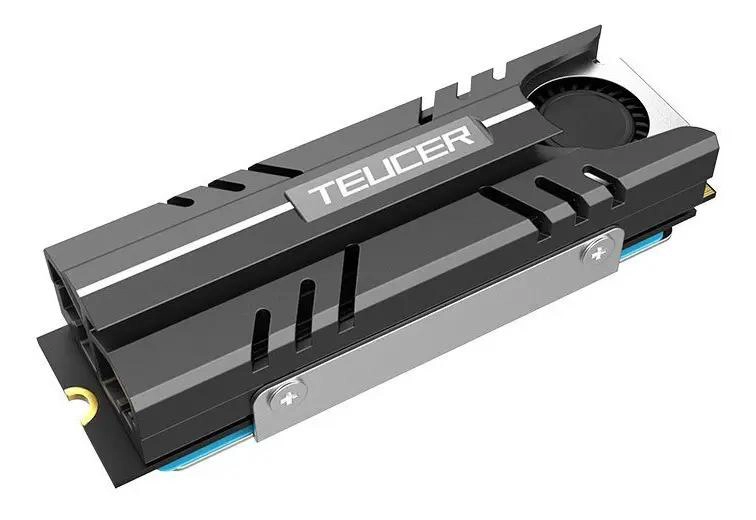 DISIPADOR DE CALOR CON VENTILADOR PARA SSD M.2 - 2