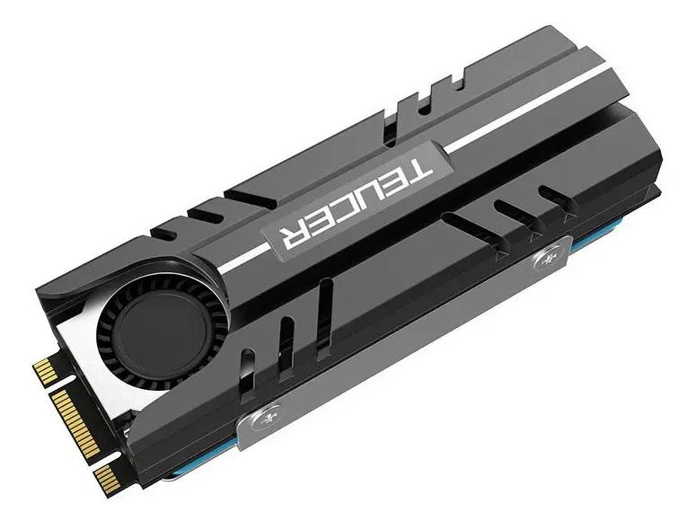 DISIPADOR DE CALOR CON VENTILADOR PARA SSD M.2 - 3
