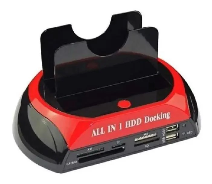 ESTACION DOCKING PARA DISCO DURO HDD Y SSD 2.5-3.5'' - 3
