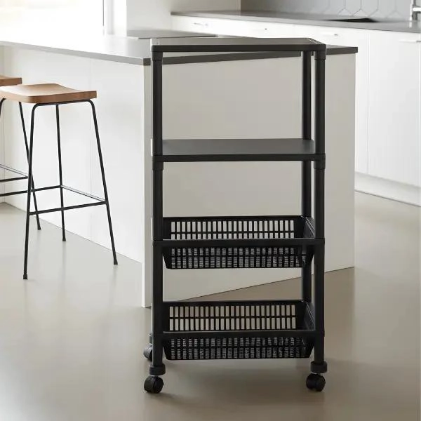 CARRITO ORGANIZADOR MULTIUSO 4 NIVELES CON RUEDAS - 4