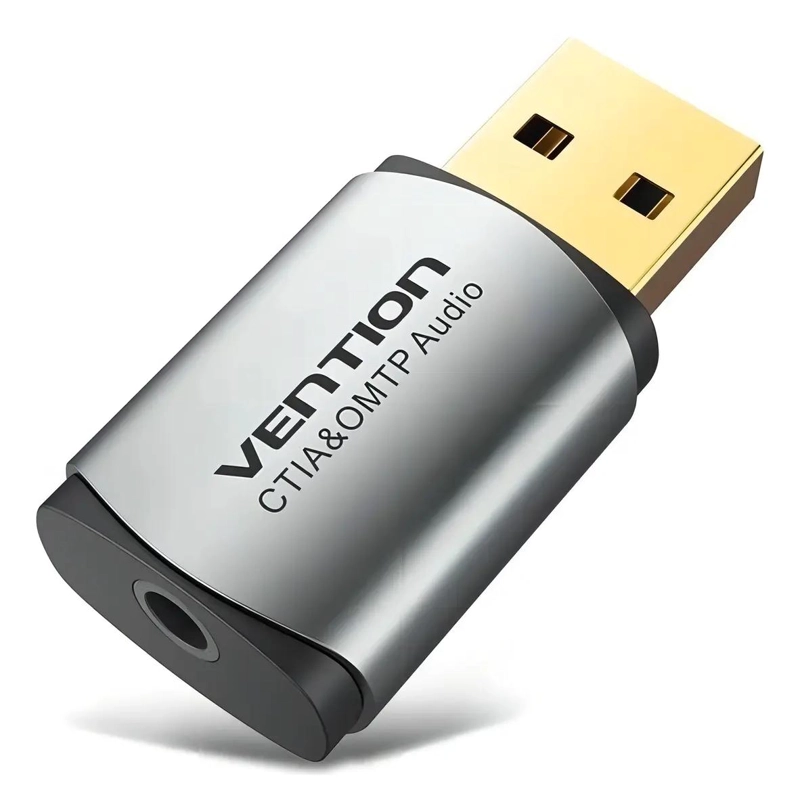 TARJETA DE SONIDO USB EXTERNA CON ENTRADA 3.5MM - 1