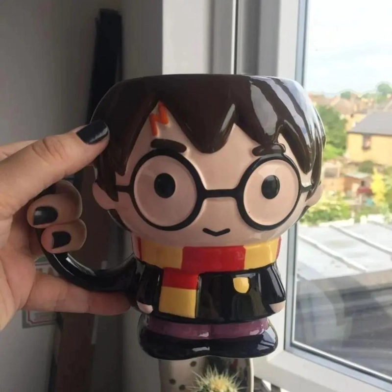 TAZON DE CERAMICA 3D CON DISEÑO KAWAII DE PERSONAJE - 4