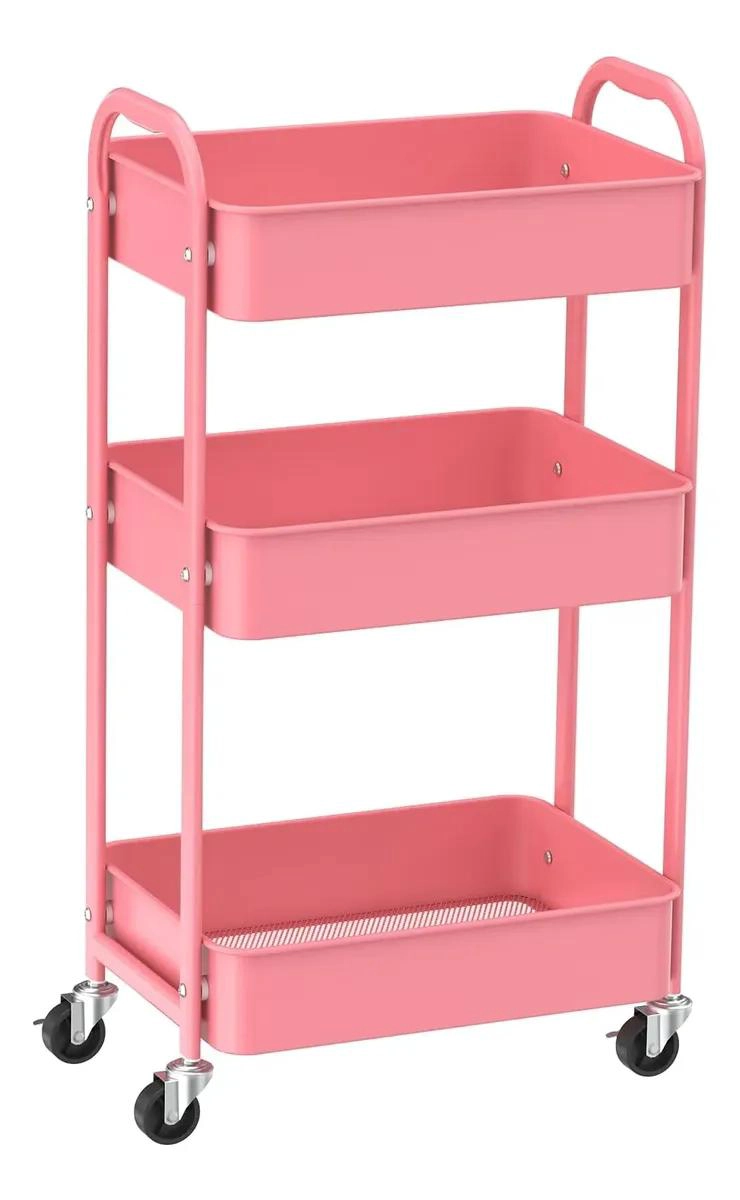 CARRITO ORGANIZADOR MULTIUSO 3 NIVELES CON RUEDAS - 1