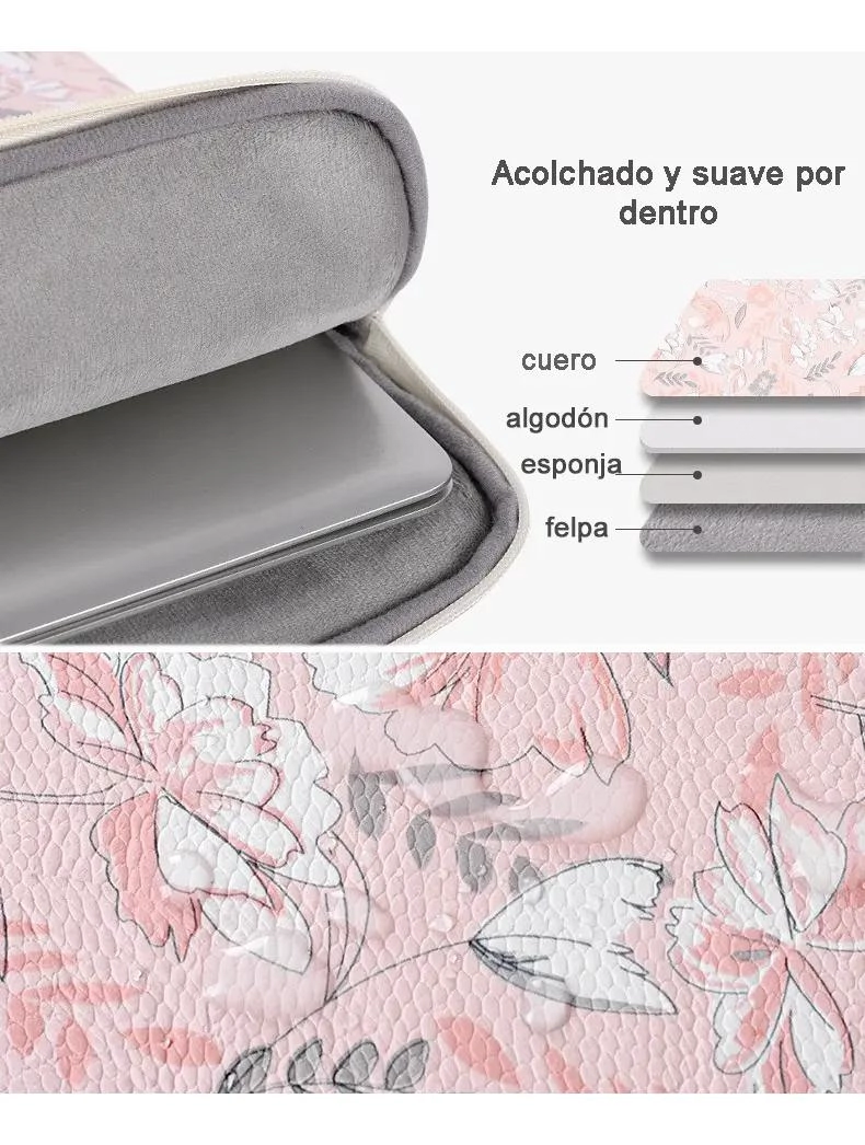 FUNDA MALETIN IMPERMEABLE PARA NOTEBOOK DE 14 A 15.6 PULGADAS - 5
