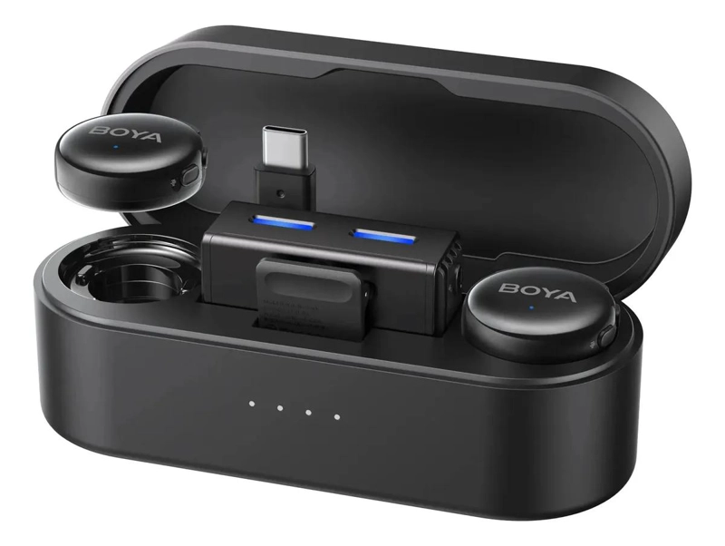 MICROFONO DOBLE CON IA Y CONECTOR USB-C - 1