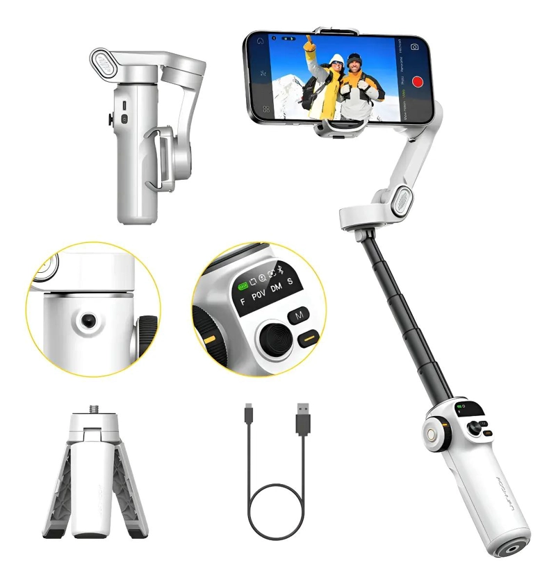 GIMBAL ESTABILIZADOR 3 EJES PARA CELULAR ASPOR SMART X2 - 2