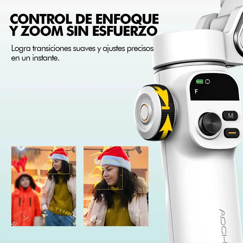 GIMBAL ESTABILIZADOR 3 EJES PARA CELULAR ASPOR SMART X2 - 3