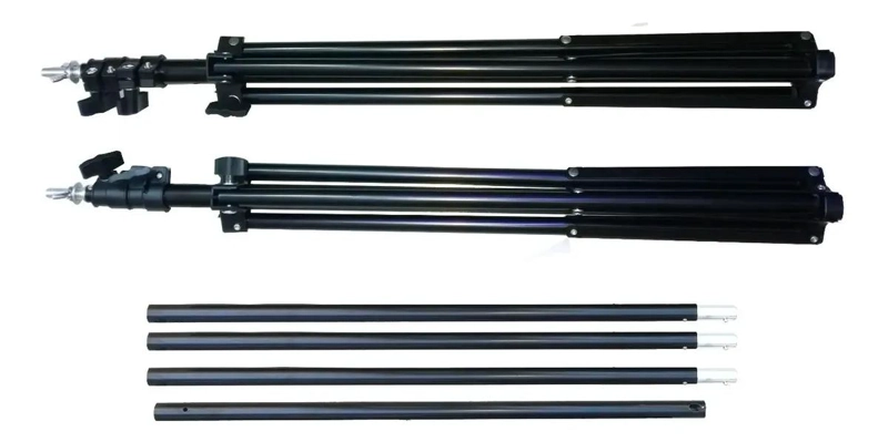 PORTA TELON FOTOGRAFICO PARA CHROMA KEY CON KIT DE SOPORT - 4