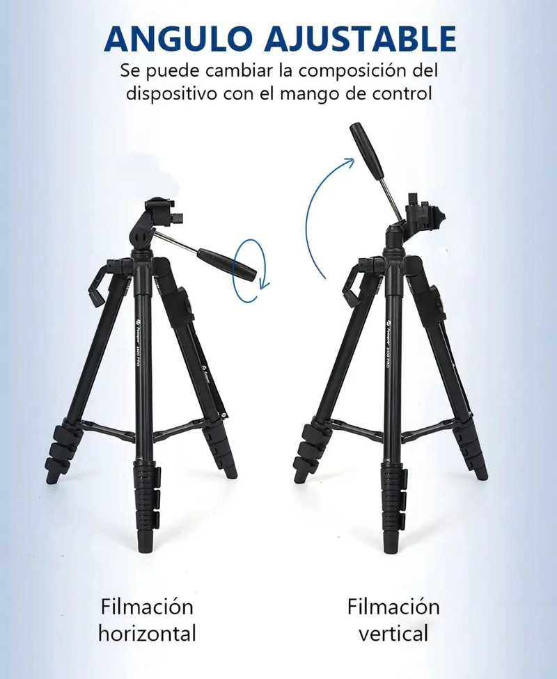 TRIPODE PLEGABLE PROFESIONAL 170MM CON BOLSO - 5