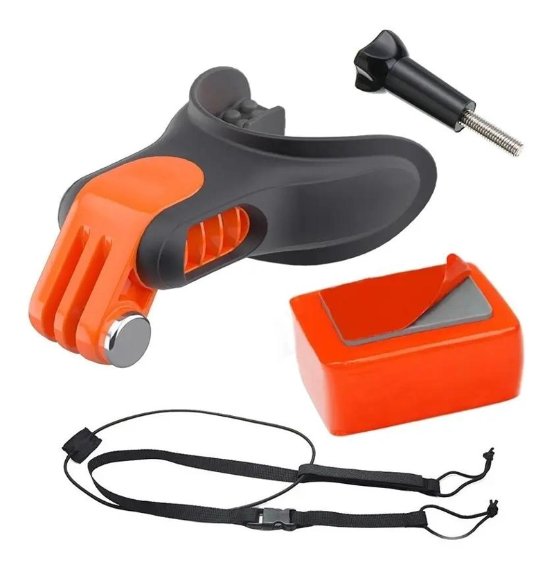 KIT SOPORTE BUCAL PARA CAMARA EN DEPORTES ACUATICOS - 1
