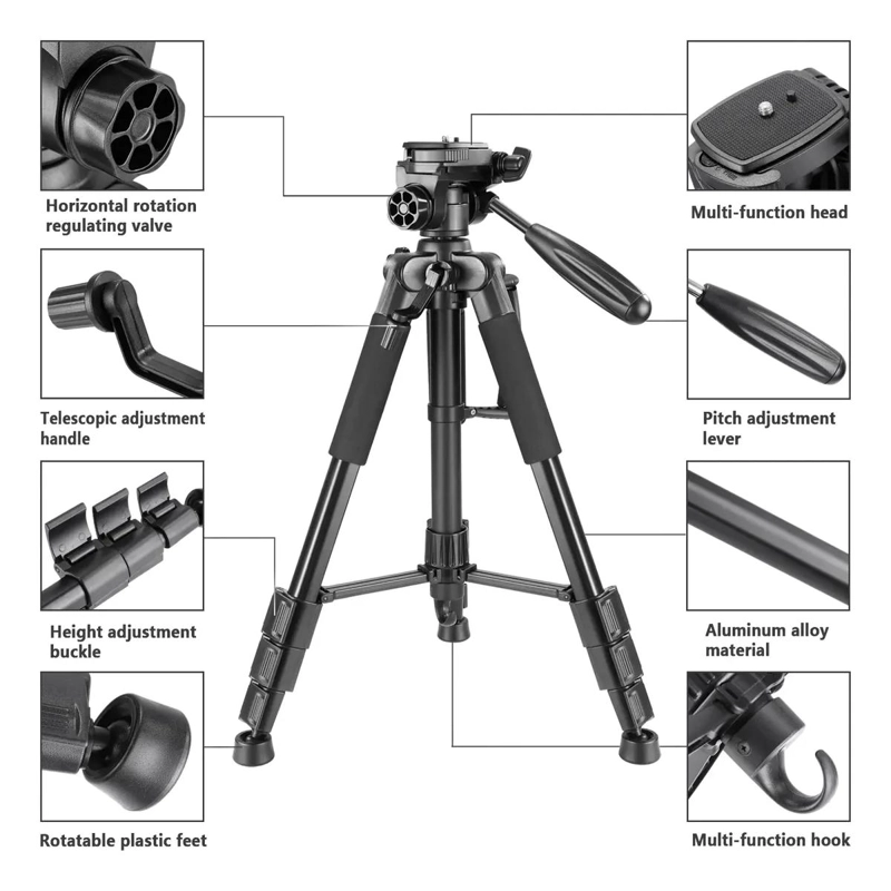 TRIPODE MONOPOD PARA CELULAR Y CAMARA - 2