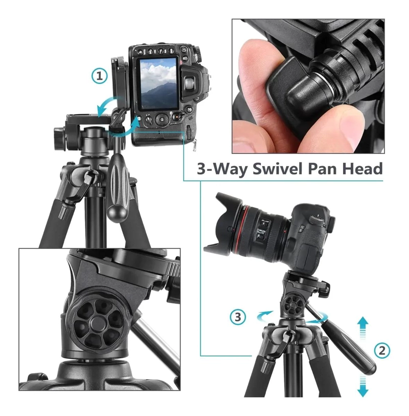 TRIPODE MONOPOD PARA CELULAR Y CAMARA - 5