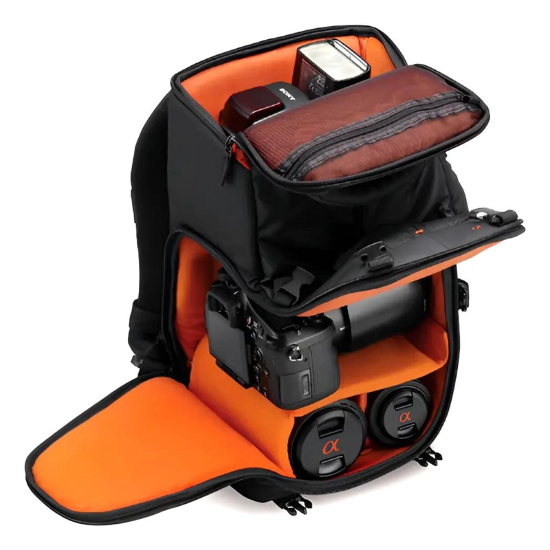 MOCHILA PARA CAMARAS COLOR NEGRO - 4