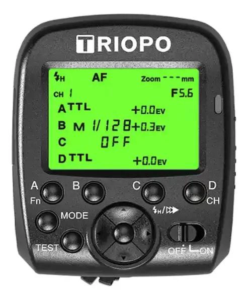 CONTROLADOR TRIGGER TRIOPO G1 PARA CAMARAS CANON Y NIKON - 1
