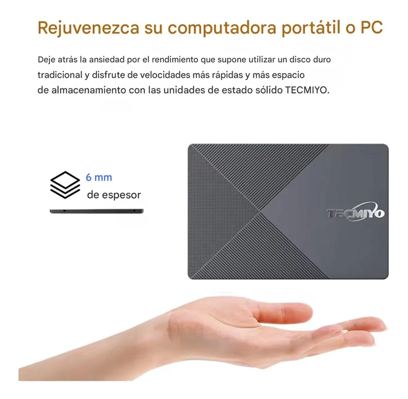 DISCO SOLIDO SSD INTERNO 120GB 2.5' PARA PC Y NOTEBOOK - 2