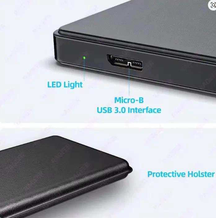 DISCO EXTERNO 1TB MULTICOLOR COMPATIBLE PS Y PC - 3