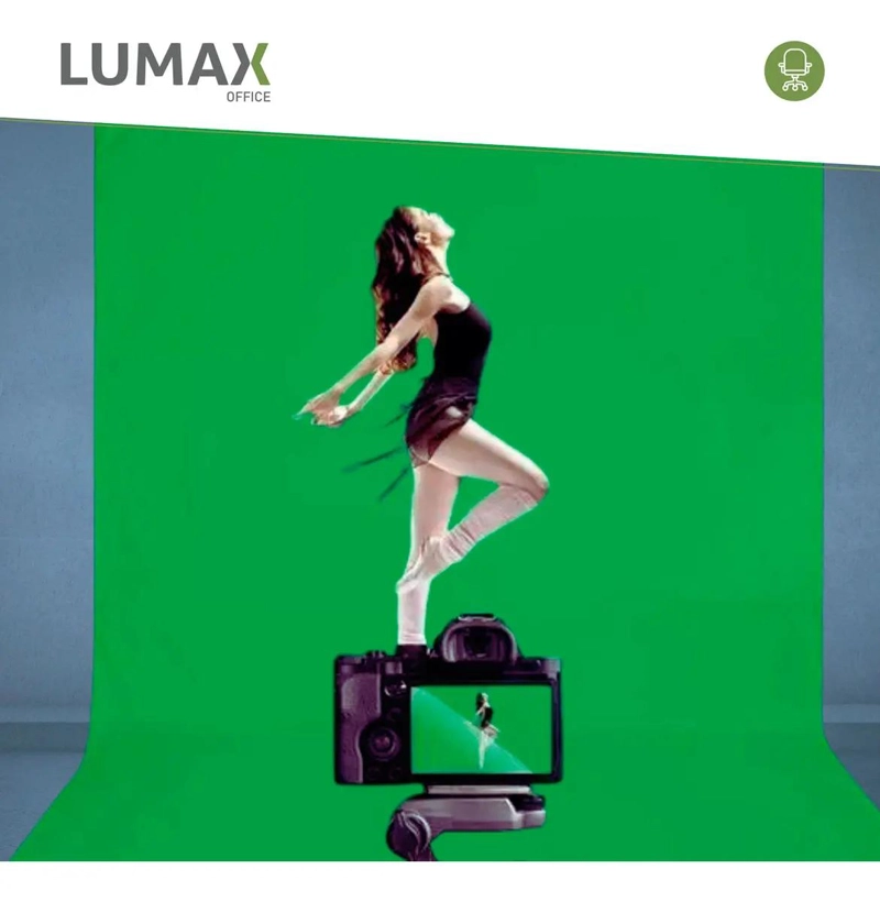 FONDO FOTOGRAFICO TELA 3X3 METROS COLOR VERDE - 3