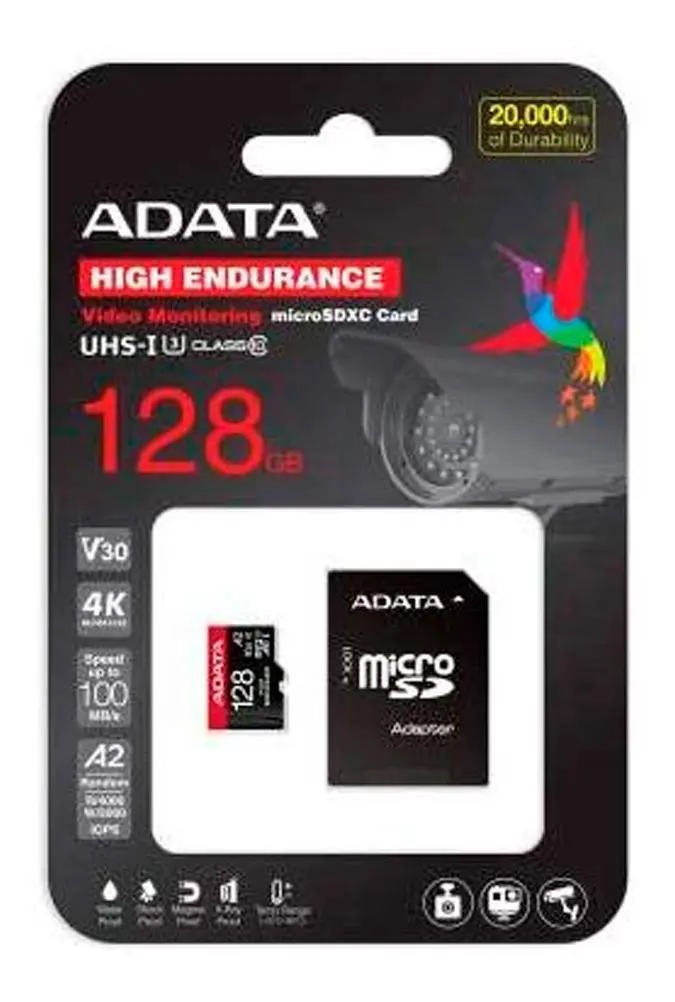 MEMORIA MICRO SDXC 128GB CLASE 10 V30 A2 ALTA DURABILIDAD - 2