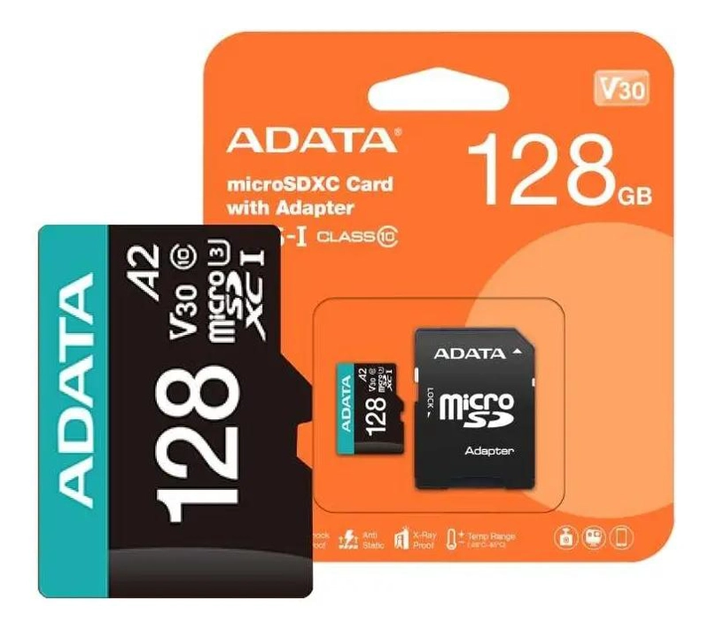 MEMORIA MICRO SDXC 128GB CLASE 10 V30 A2 ALTA DURABILIDAD - 4