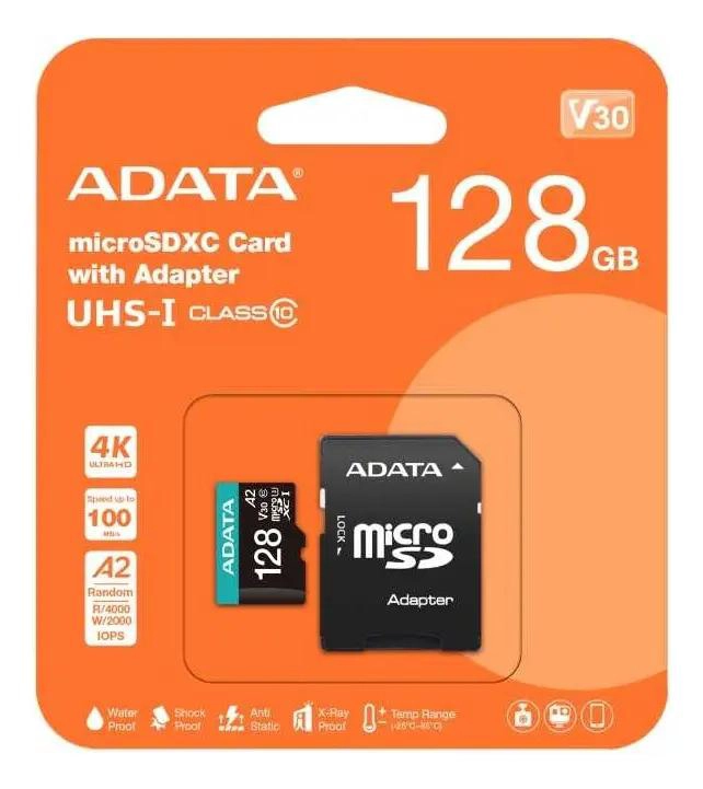 MEMORIA MICRO SDXC 128GB CLASE 10 V30 A2 ALTA DURABILIDAD - 5
