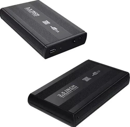 FUNDA PARA DISCO DURO HDD 3.5' CON CONEXION USB 2.0 - 3