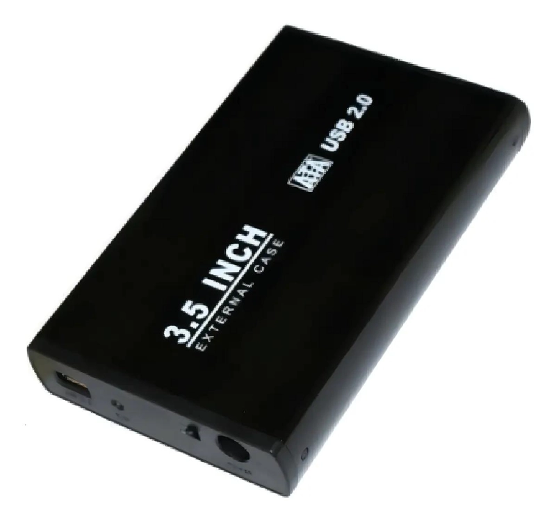 FUNDA PARA DISCO DURO HDD 3.5' CON CONEXION USB 2.0 - 4