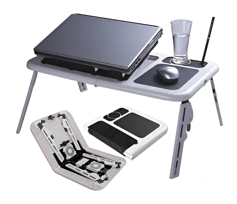 MESA PLEGABLE PARA NOTEBOOK HASTA 15' CON VENTILADORES - 4