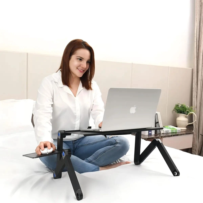 MESA PLEGABLE PARA NOTEBOOK CON VENTILADOR GRANDE - 4