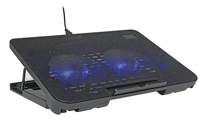 BASE REFRIGERANTE CON VENTILADOR PARA NOTEBOOK NEGRO - 2