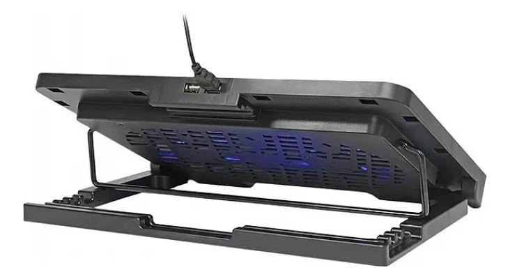 BASE REFRIGERANTE CON VENTILADOR PARA NOTEBOOK NEGRO - 3
