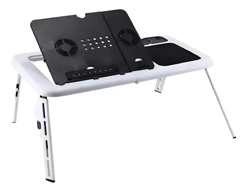MESA PORTATIL PLEGABLE CON VENTILADOR USB PARA NOTEBOOK - 4